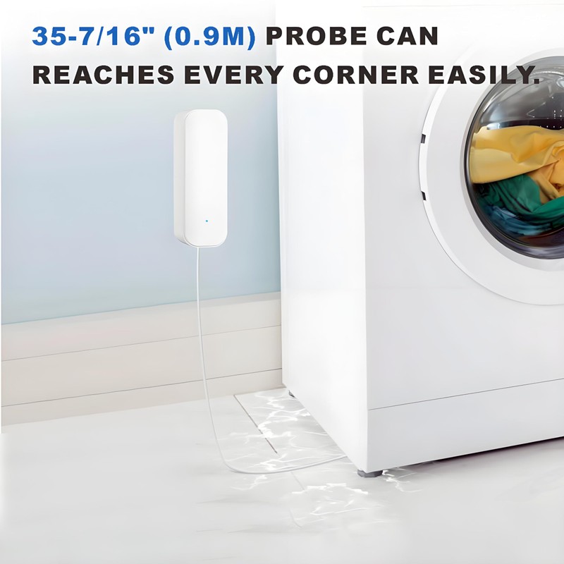 UHPPOTE 2.4GHz WiFi Water Leakage Detector Leak Detection Sensor Flooding