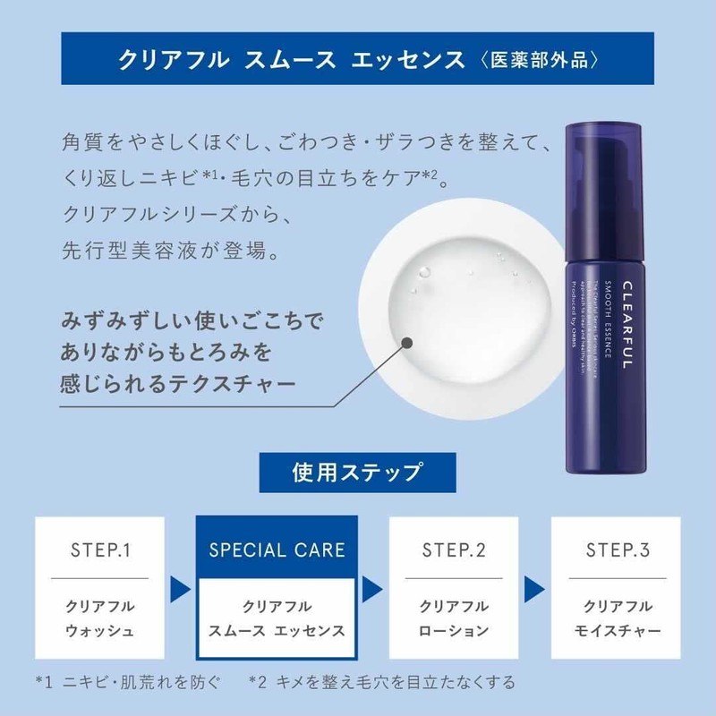 Clear Full Smooth Essence Bottle