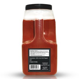 Fresh Finest Bulk Spices Commercial and Home Cooking 5 LB Chili Powder - Red Pepper Seasoning, Freshly Packed at the Source Non-GMO, Ground Red Chili Best for Stews, Meat Rubs, Salsa, and More - 5 LB