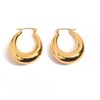 HUGE TOMATO 925 Silver Earrings Gold Hypoallergenic Hoop Earrings Gold