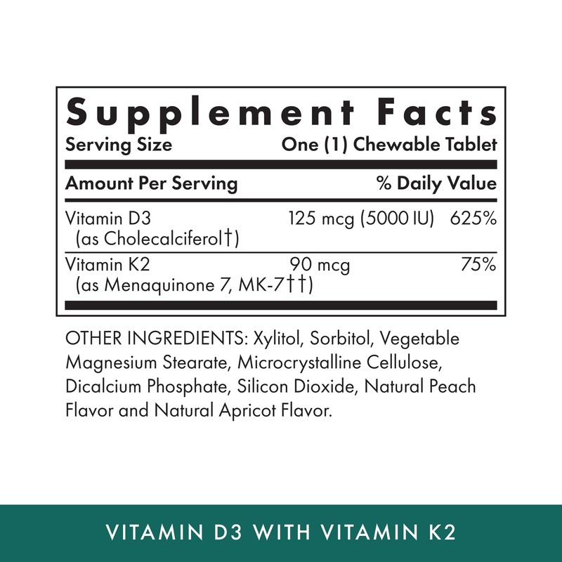 MICHAEL'S Health Naturopathic Programs Vitamin D3 with K2 - 90