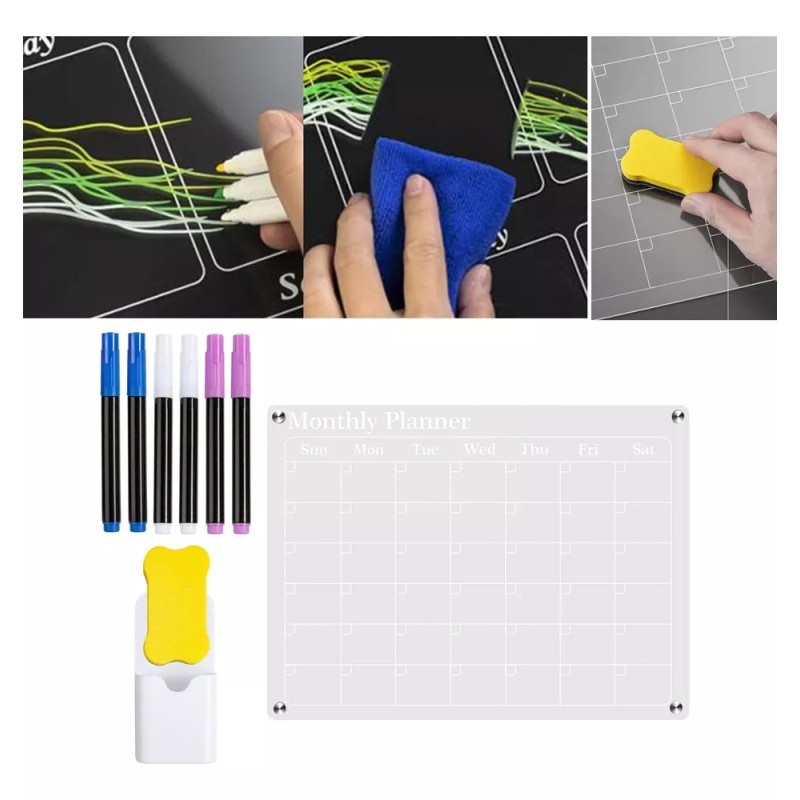 Generic Planificador De Pizarra Blanca De Borrado Magnético Para