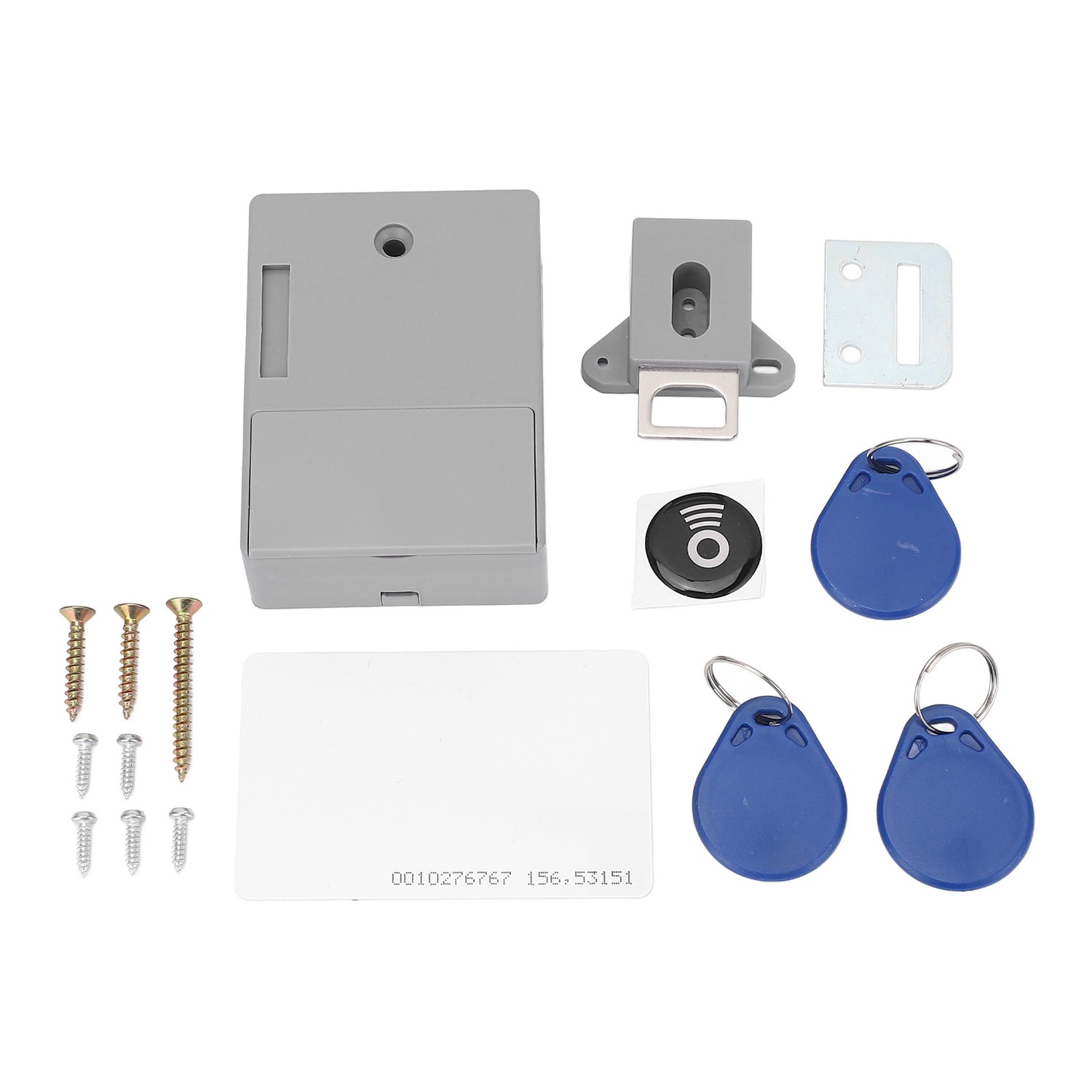 Electronic Cabinet Lock Kit Set Invisible Punch Free Concealed DIY ...