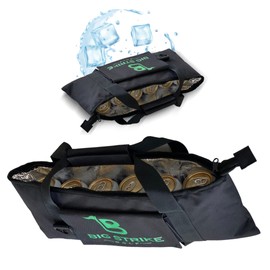 Big Strike Golf-Golf Cooler Bag for Golf Bag. Fits 6 Cans. Fully Insulated Golf Cooler Keeps Beers Ice Cold. Slides Into Side Pocket of Golf Bag. Best Golf Bag Accessories