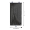 Toyvian Suction Cup Blackout Shades, No Drill Window Cover 49.21x15.74in