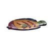 Gedy Dori Resin Soap Dish, Turquoise, 11 x 17.5 x