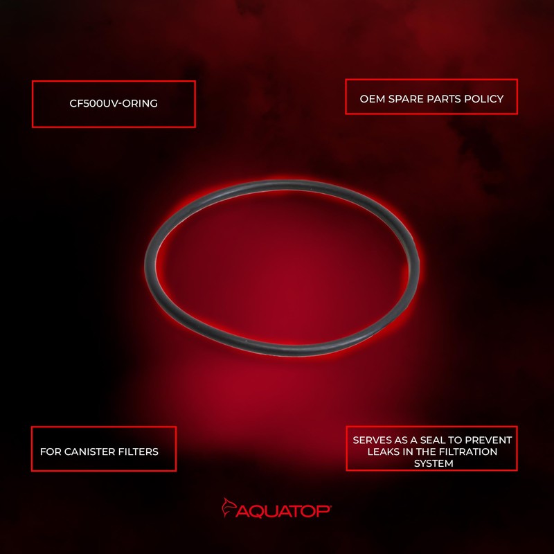 Aquatop CF500UV O-Ring Replacement – Fits CF-500UV & CF-500UVMKII –