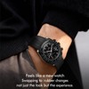REBANDACE Strap for Omega Seamaster 43.5mm Watch,Deployment Clasp Lunar Soil