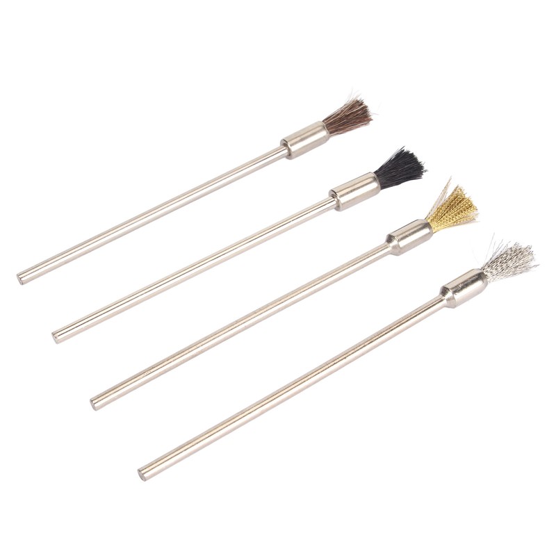 4pcs Watch Cleaning Wire Brush Watch Polishing Multi Functional Rust