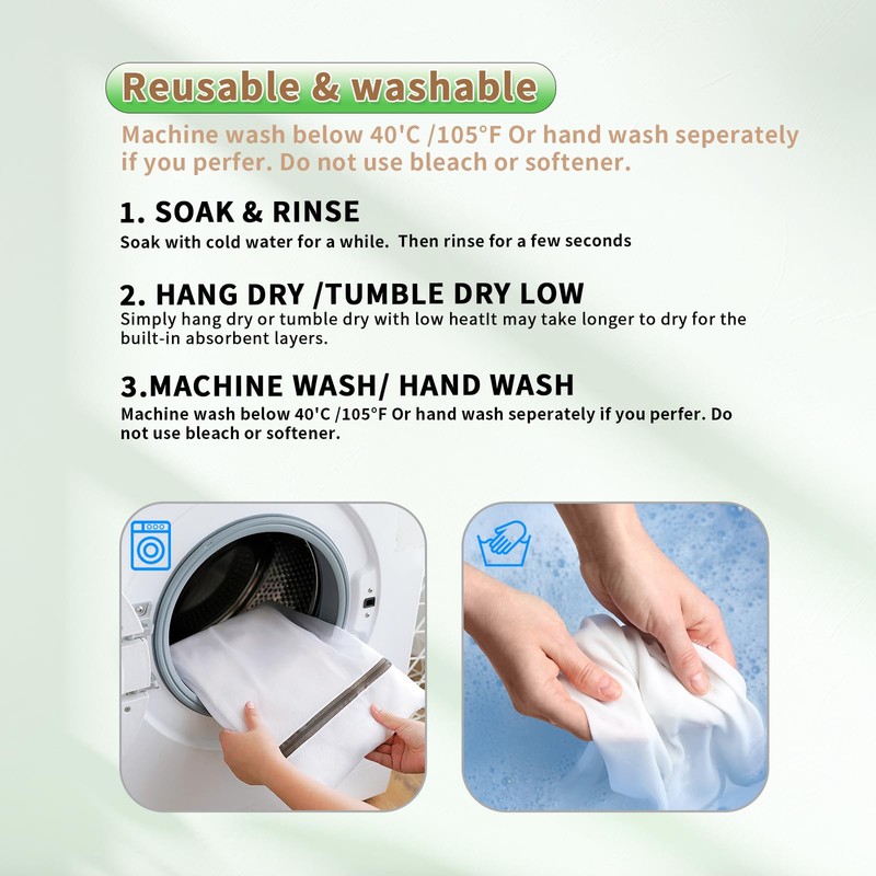 ShieldEase Washable Incontinence Boxer Briefs for Men - Cotton Urinary