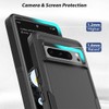 ZUSLAB Rugged Case for Pixel 8 Pro Defender Protective Heavy