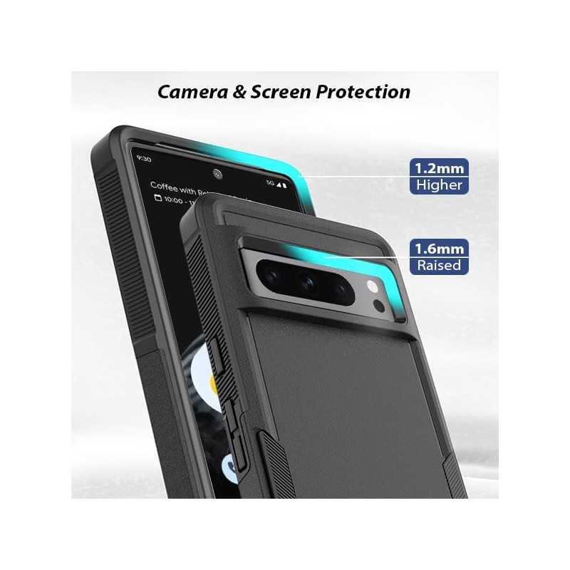 ZUSLAB Rugged Case for Pixel 8 Pro Defender Protective Heavy