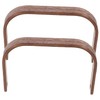 SHOWERORO 2pcs Retro Wooden Teapot Handle Replacement Ergonomic Kettle Grip