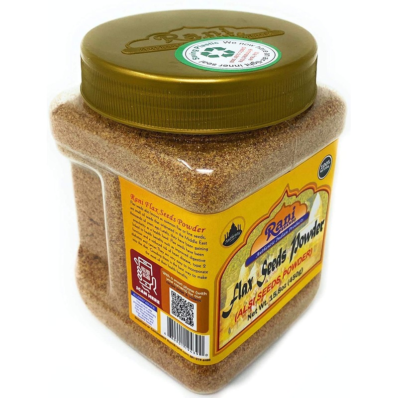 Rani Flax Seeds Powder (Alsi, Linum usitatissimum) 15.8oz (450g) PET