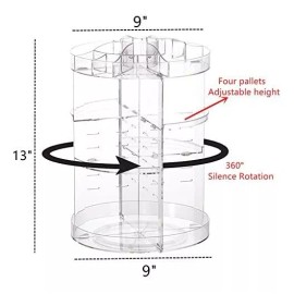 Cq Acrylic Organizador Para Maquillaje Con 4 Niveles 7 Capas Ajustables