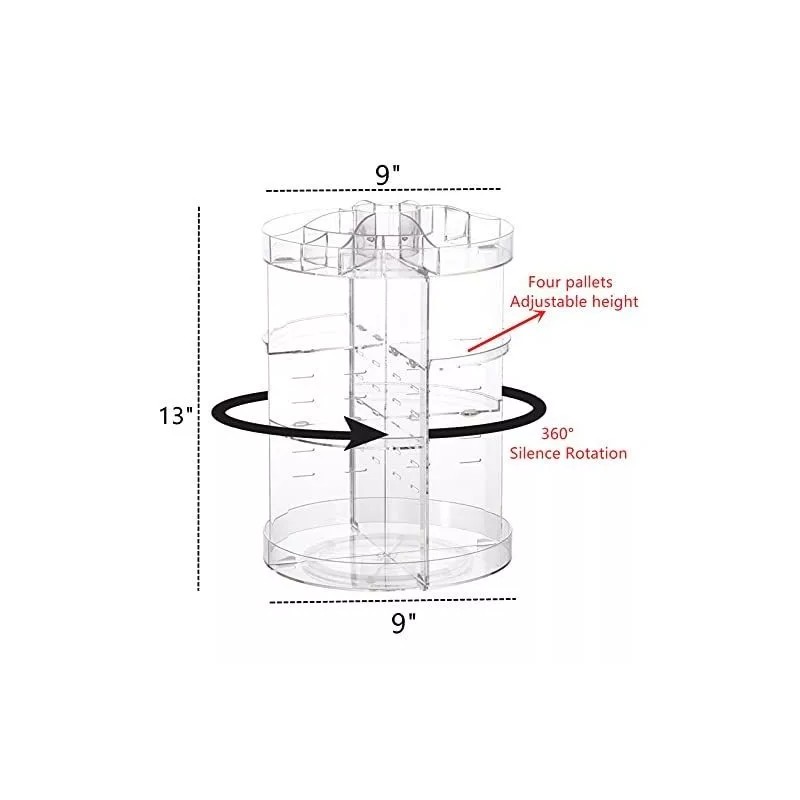 Cq Acrylic Organizador Para Maquillaje Con 4 Niveles 7 Capas