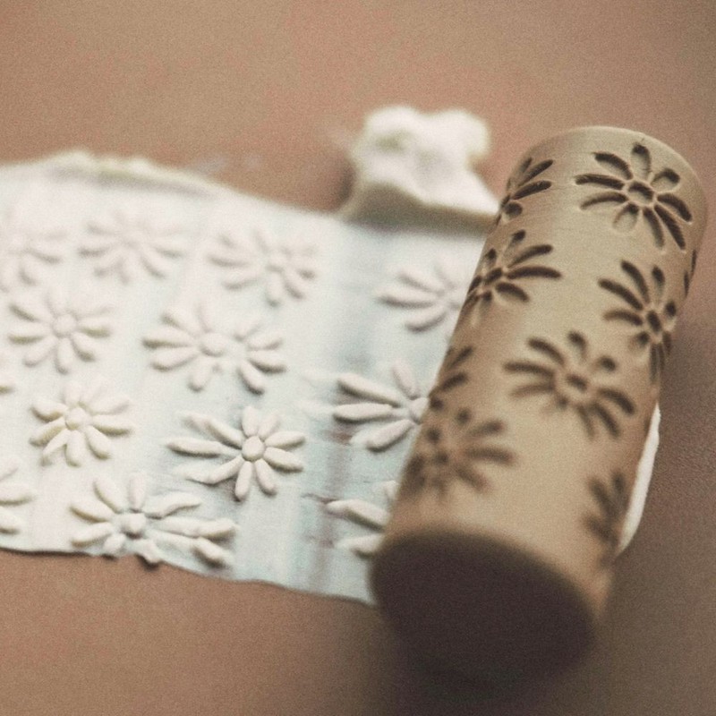 Kinfolk Pantry Play Dough Roller - Flower