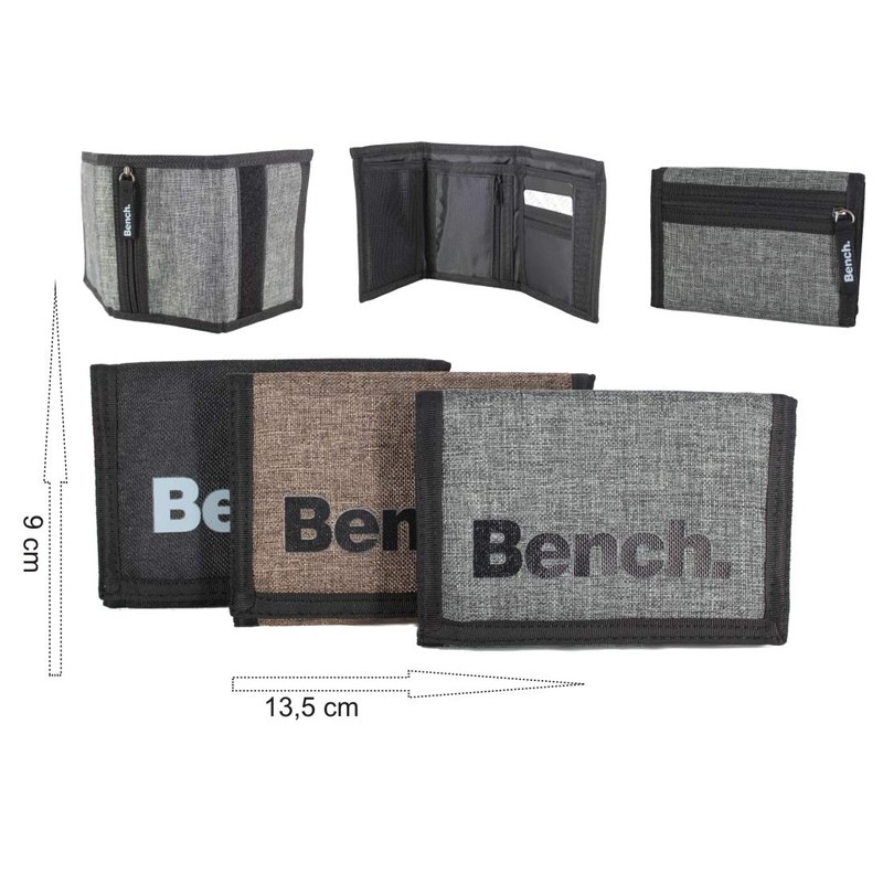 Velcro Bench Purse, Wallet, Coin Purse, M4 Grey, coin purse