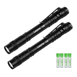 Lepro 2PCS Linterna LED, 3 Modos, IPX4, Superbrillante Camping Trabajo