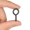 Aovchei 1" Black Heavy Duty Eye Screws, 150 Pack |