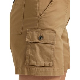 Lee Women's Ultra Lux Comfort with Flex-to-Go Cargo Short, Settler Tan, 2