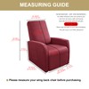 GOSTADY Recliner Chair Covers 4 Pcs Waterproof Small Recliner Sofa