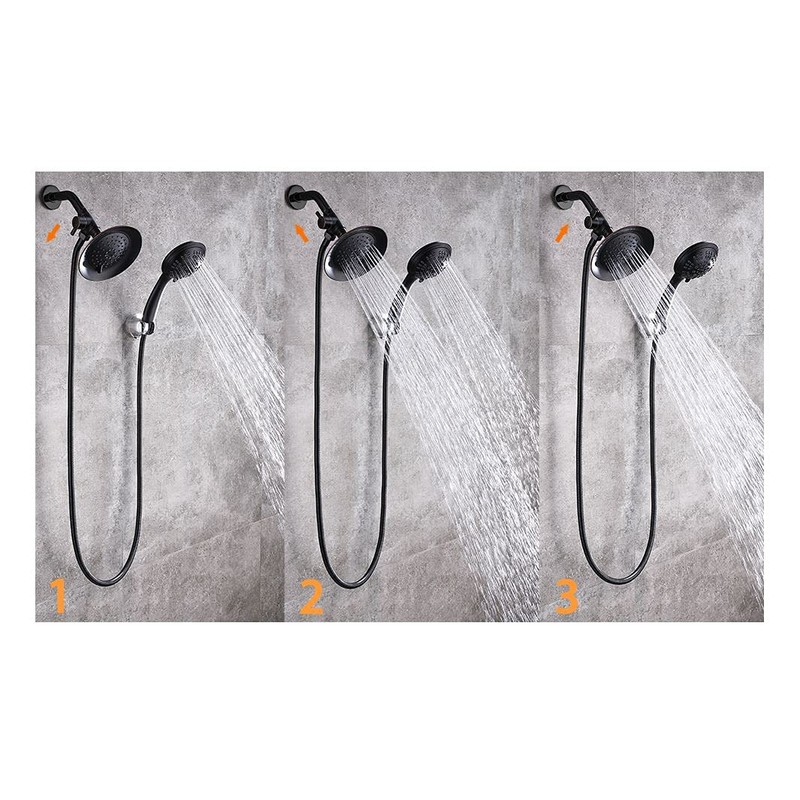 100% Solid Metal Shower Arm Diverter Splitter for Hand Held