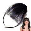 Wispy Bangs Hair Clip,Women Clip in Forehead Bangs Human Fringe
