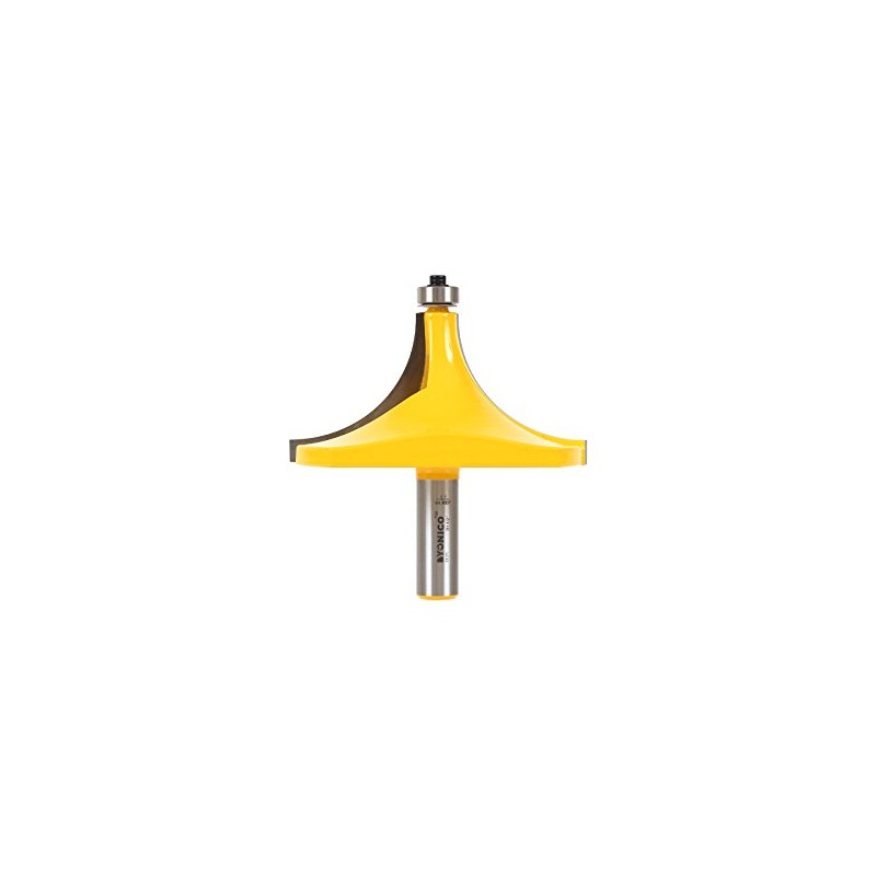 YONICO 13171 1-1/2-Inch Radius Round Over Edge Forming Router Bit