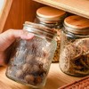 ANSQU Vintage Glass Jars Set Canister Airtight Storage Jar Container