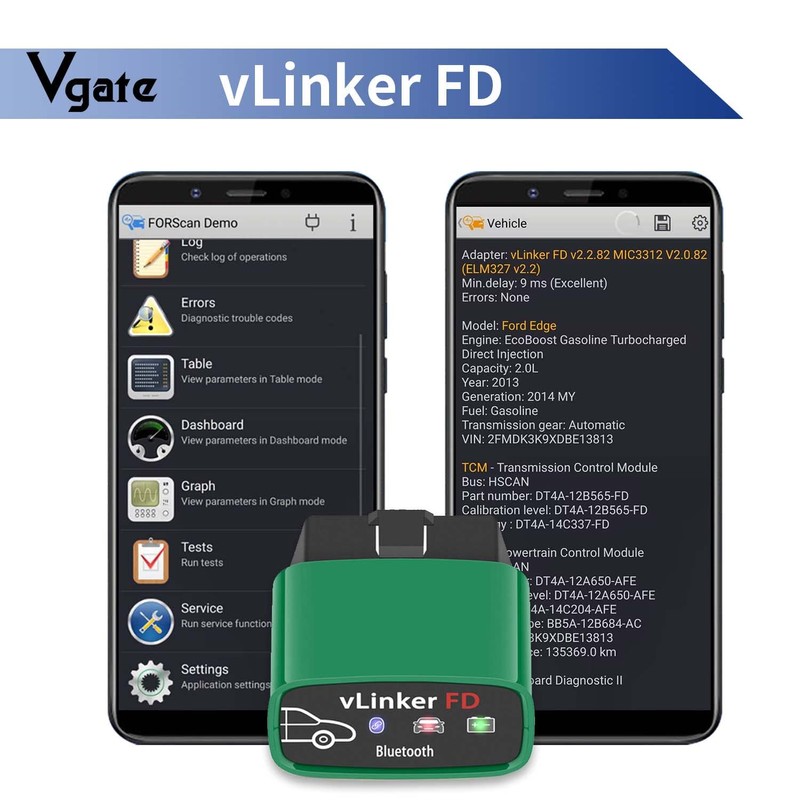 Vgate vLinker FD Bluetooth3.0 OBD2 Scanner Diagnostic Tool Support Android