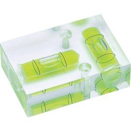 Akatsuki Seisakusho PTh-50 Flat Cross Type Eyebell Level (with mounting hole)