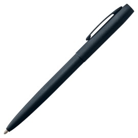 Fisher Space Pen Cap-O-Matic Pen, Ballpoint, Elite Navy, Cerakote Finish, Pocket Clip, Black Ink