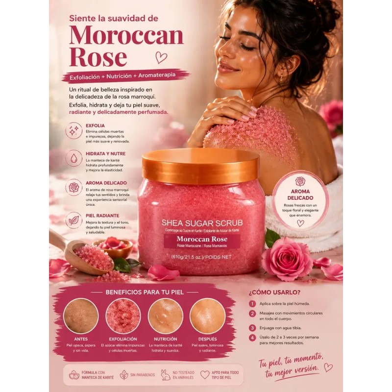 Exfoliante Corporal Granulado Azucar Koreano Mayoreo