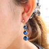 Gold Stone Firefly Glass Earrings, For Both Ears, Swing, Okinawa,
