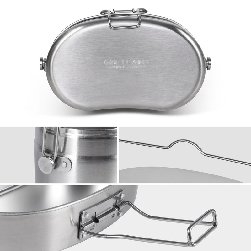 Goetland German Style M31 Military Mess Kit Mess Tin 304