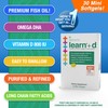 Lifetrients Learn+D - Vitamin D3, Omega 3 Formulation - 30