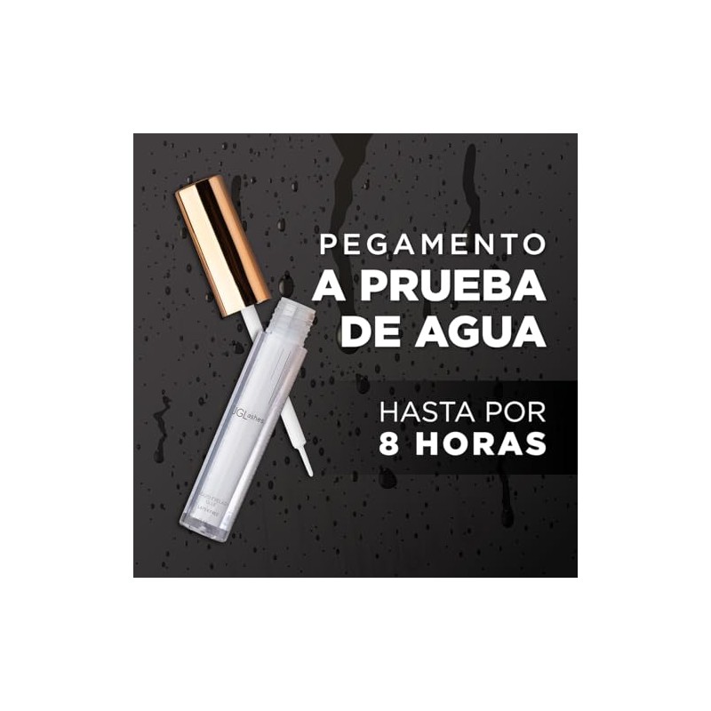 JGLashes- Pegamento liquido para pestañas libre de latex e impermeable