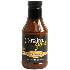 Gourmet Carolina Gold Vinegar Pepper Sauce, 18 oz