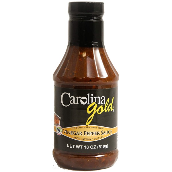 Gourmet Carolina Gold Vinegar Pepper Sauce, 18 oz