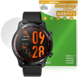 Miyabix TicWatch Pro 3 Ultra GPS Compatible Protective Film Anti-Glare Anti-Fingerprint Bubble Proof Made in Japan