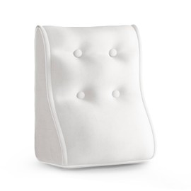 Rucener Sectional Headboard Pillow, Zipper Design Combinable Ergonomic Reading Pillow for Sitting in Bed, DIY Velvet Cover Foam Inserts Back Pillow for Bed Sitting Up, Adult Bedroom Decor Aesthetic