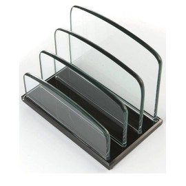 Storex Executive Vertical Sorter,Glass