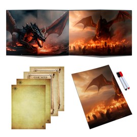 Power Beast Dungeon DND DM Screen 5e, D&D Dungeon Master Screen, Dungeons and Dragons, D&D, Dungeon Master Gift, DND, D&D 5e, Game Master Accessories, Role Playing Games.