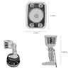 Taingwei 1250LM LED Flashlight Compatible with Ryobi 18v Battery,18W Work