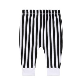 Pack of 4 Baby Jogger Pants - Soft Cotton Pants for Boys and Girls - Unisex Cute Color Designs for Infants (Black, 12M)