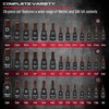 73-piece Hex Torx Bit Impact Socket-Set, with Ratchet Handle, Adapters,