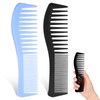 2 PCS Wide Tooth Comb for Curls, 7 Inch Plastic