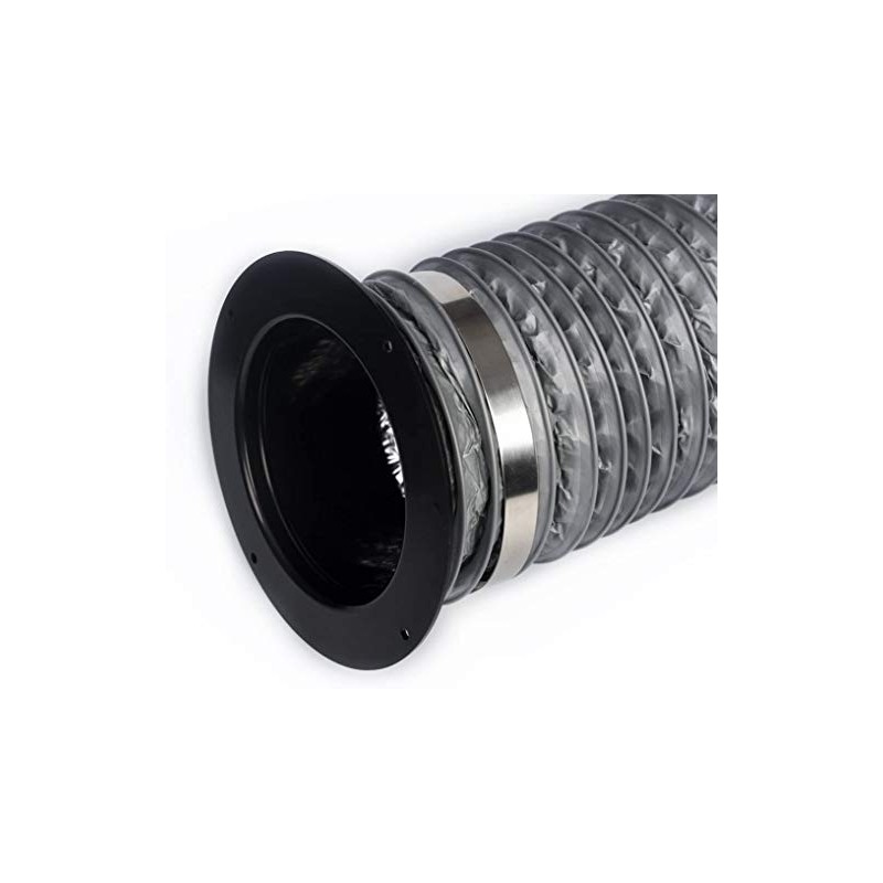 6" Duct Connector Pipe Flange Inlet Fitting for Heating Cooling