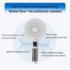 HERLUX High Pressure Shower Head with Stainless Hose & Adjustable